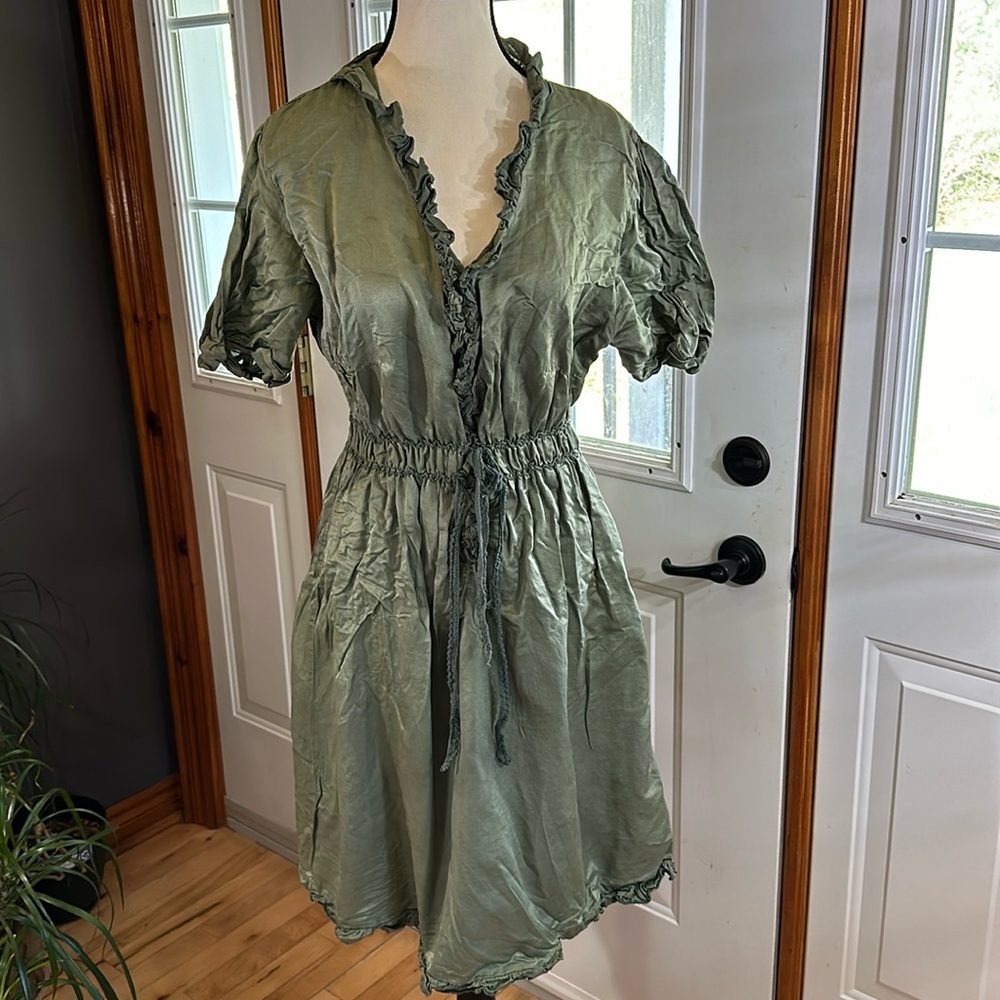 Venus Silk-Cotton Blend Dress